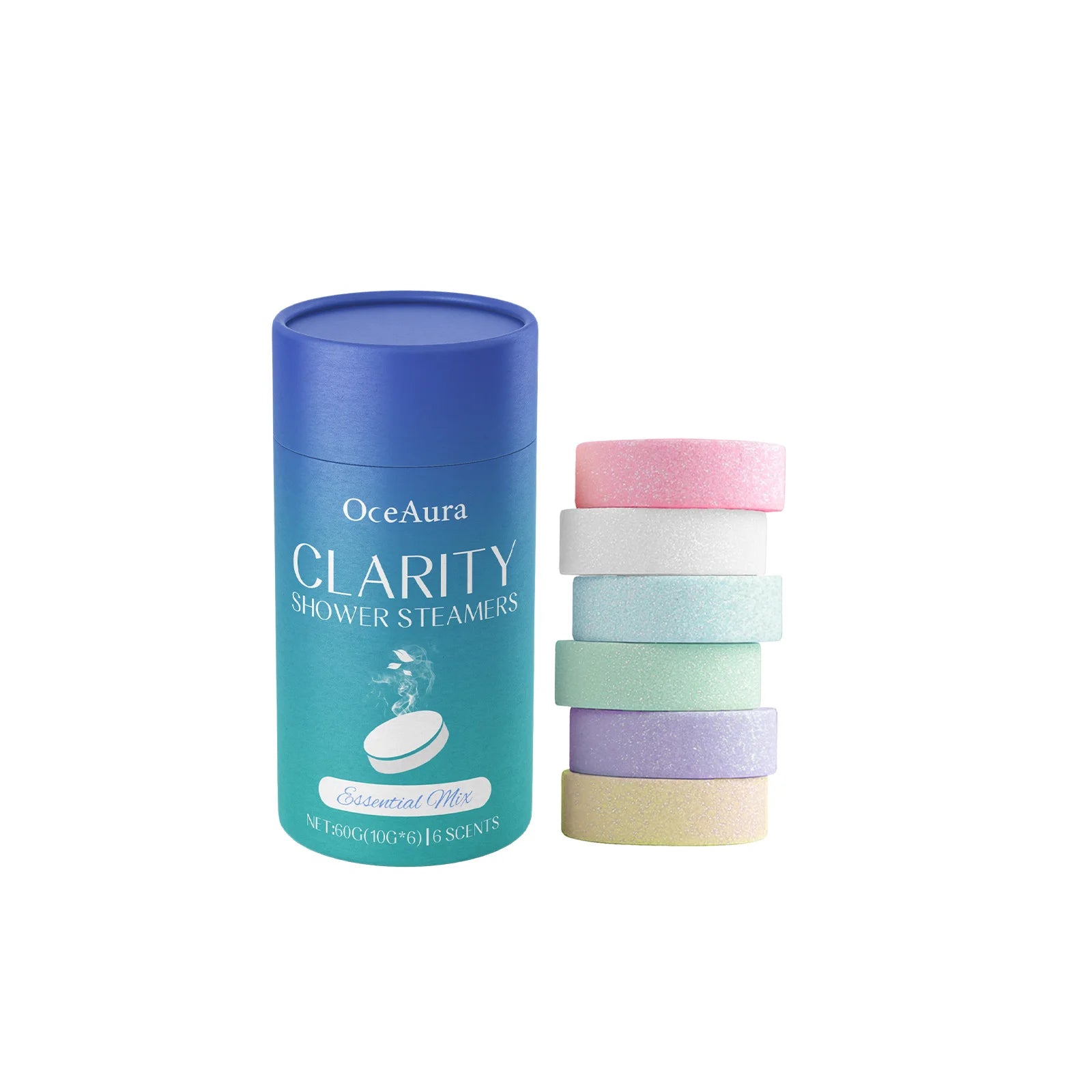 Shower Steamers Tablets Aromatherapy Relief Physical Fatigue Stress Improve Mood Enhance Sleep Quality Relaxing Bath Tablets Set Qme 1 Boxed 6 Tablets Per Box
