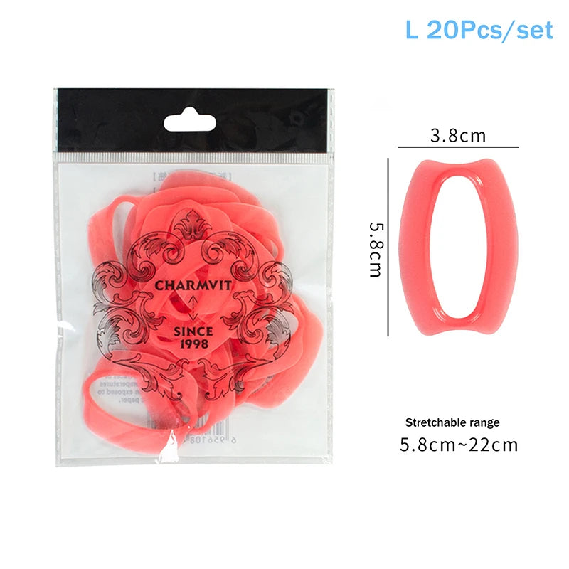 Large Small Styling Tool Perm Silicone Band Heat Resistant Traceless Qme L