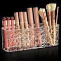 Storage Lipstick Brush Holder Acrylic Makeup Desk Cosmetic Organiser Qme Clear
