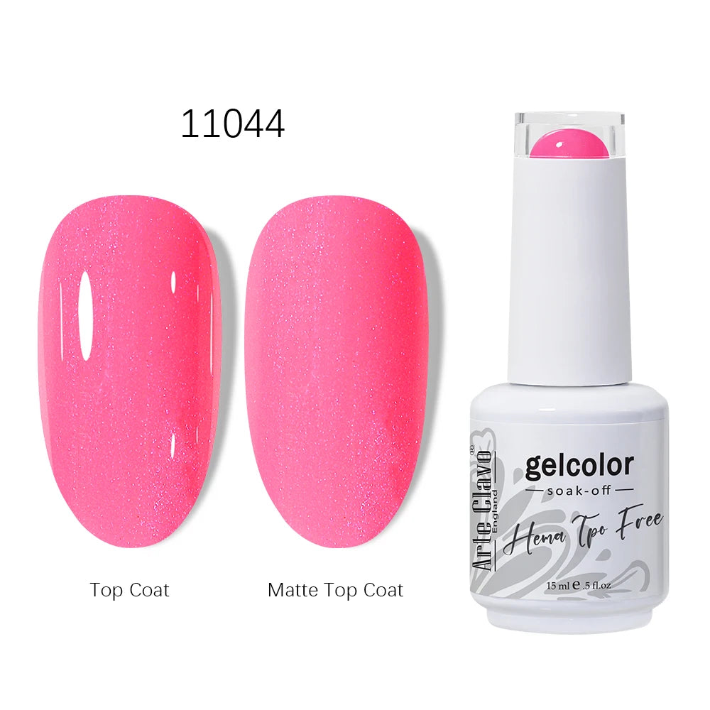 Arte Clavo HEMA TPO Gel Nail Polish Pink Series Semi Permanent Soak