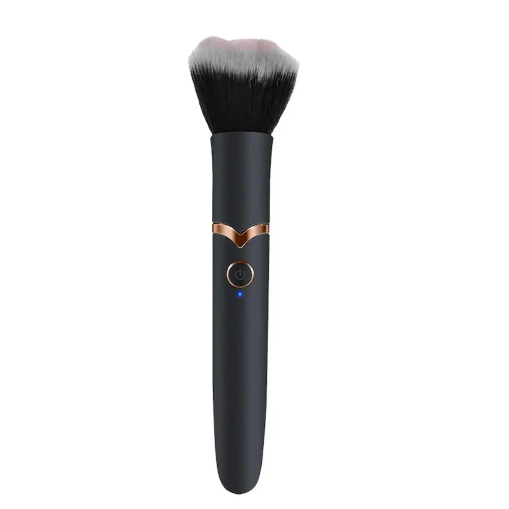 Electric Makeup Brush 10 Gears Vibration Blush Brushes Loose Powder Qme D