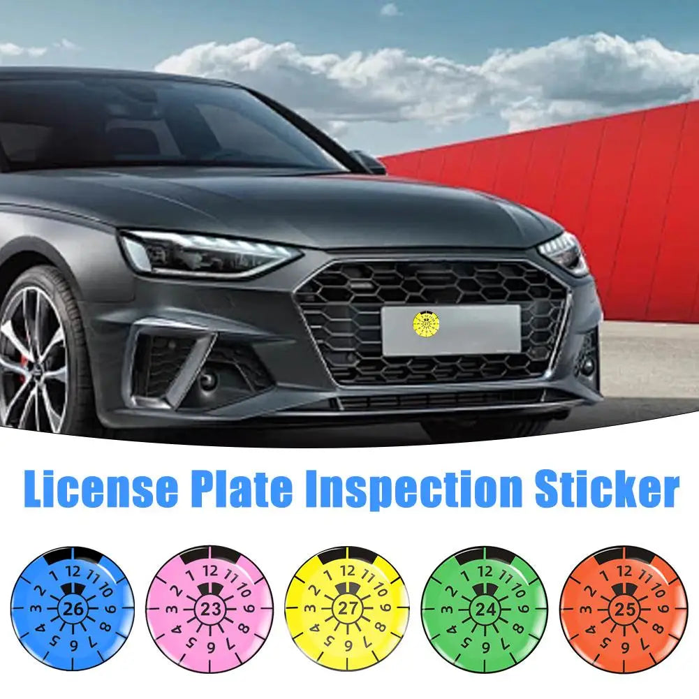 3D Gel Domed Stickers Automotive Stickers Waterproof Car Bumper Stikcers German Number Plate Plakette Seals License Plate Decor Qme