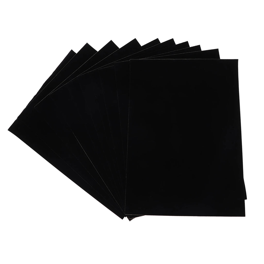 Black Flocked Cloth Self adhesive Flocked Cloth Self adhesive Black Jewelry Box Lint Lining Sticky Flocked Cloth Accessory Qme