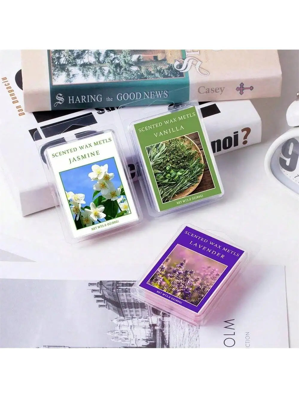 Plant Essential Oil Soybean Wax Aromatic Block Furnace Holiday Qme