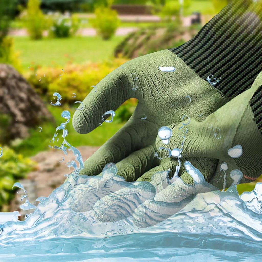 Gardening Gloves for Women Yard Working Garden Gloves Puncture-Resistant Thorn-Proof Waterproof Tools Indoor/Outdoor Protective Qme