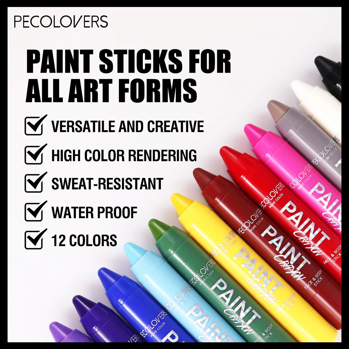 Rich Selection Crayon Pen Suitable All Art Forms Creativity Qme