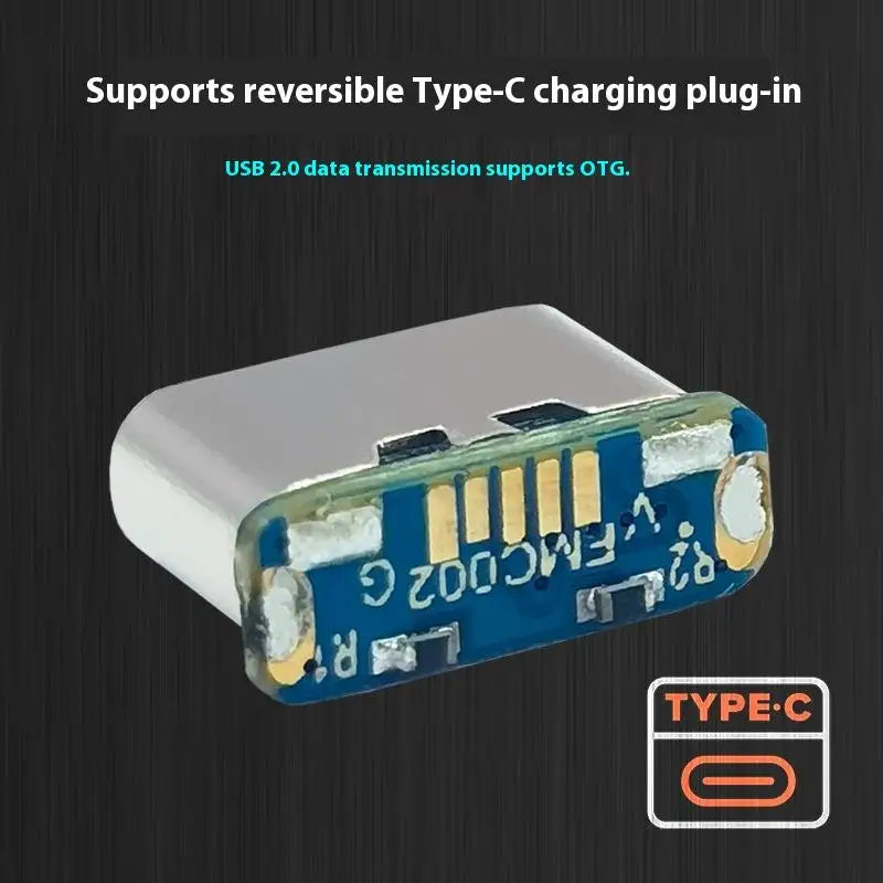Charging Port PCB Soldering DIY Repair Adapter USB Connector C Female Qme
