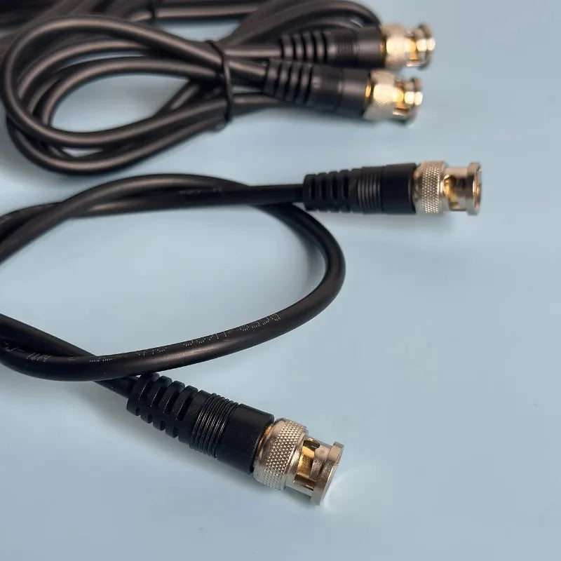 4PCS BNC Video Cable Coaxial SDI Jumper Q9 Male to Male Extension 75-3 for Security Cameras Qme