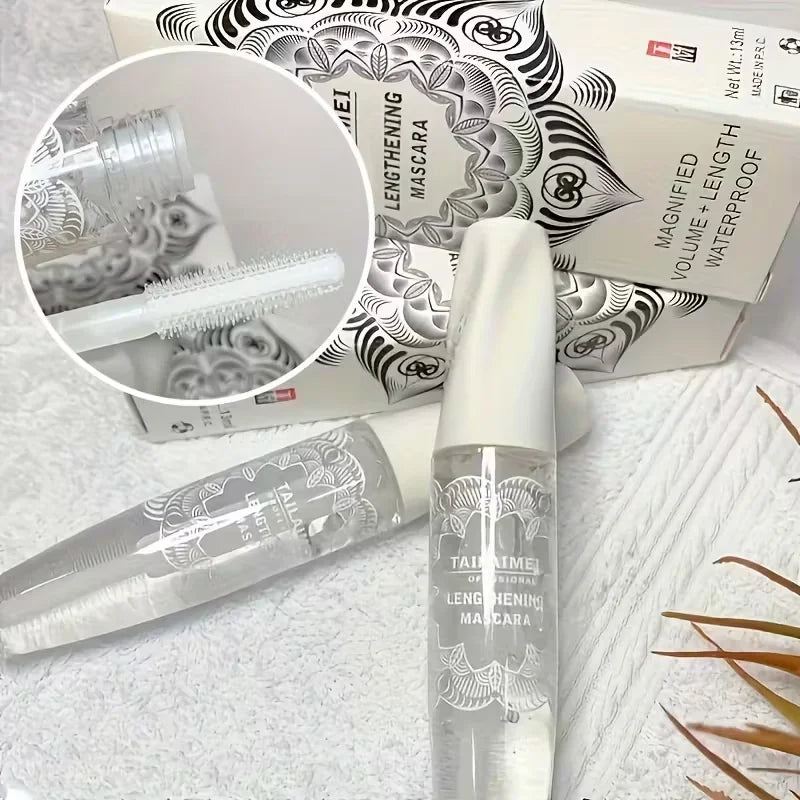 Transparent Lengthening Mascara 3D Enhanced Waterproof Nourishing Qme