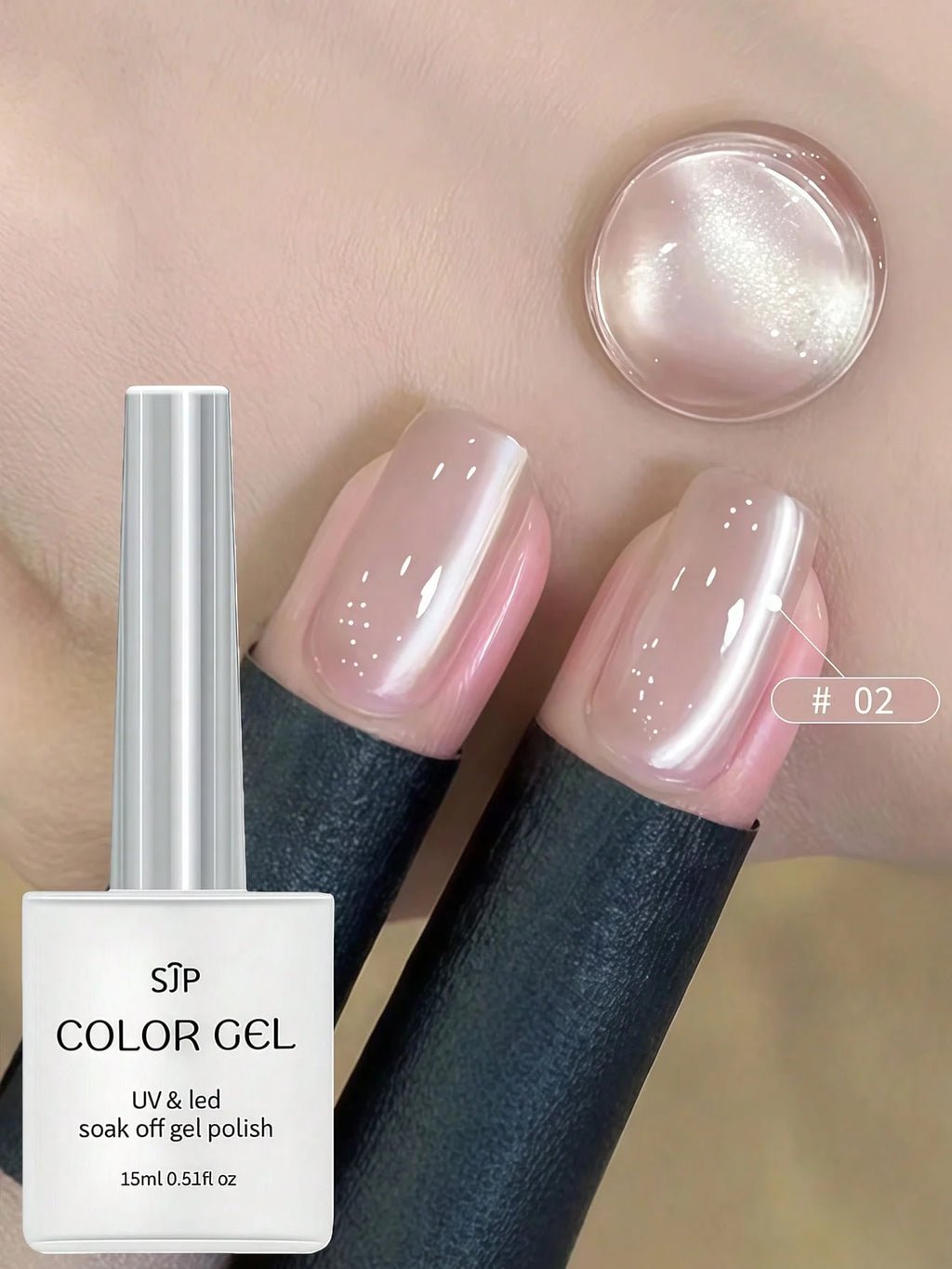 Clear Cat Eye Gel Polish UV Nail DIY Art Charm Suitable Spring Summer Qme