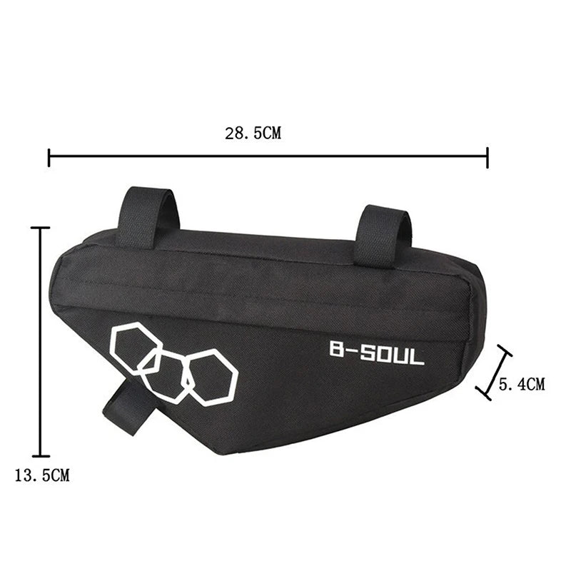 Triangle Bag Bicycle Front Frame Tube MTB Cycling Tool Accessories Qme