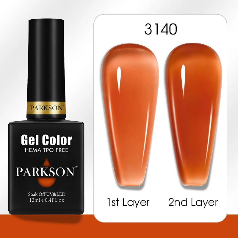 Parkson Colorful Nail Gel Polish Lacquer Soak Off UV LED Long Lasting