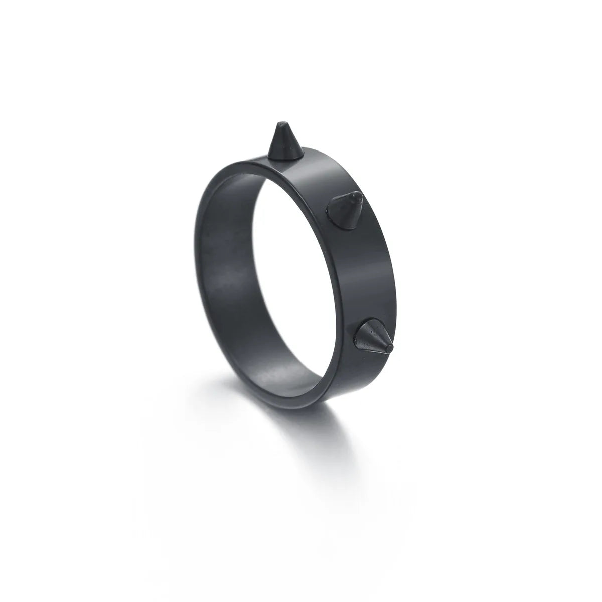 Gothic Stainless Steel Ring Punk Sense of Design Charm Style Men's and Women's Thorn Jewelry Rock Hip Hop Student Rings Jewelry Qme hei Size 7