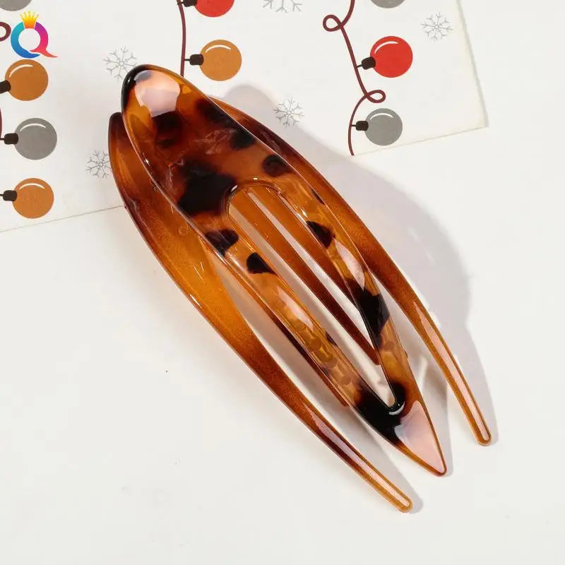 Fashion Acrylic Hairpin Duckbill Hair Claw Crab Barrette Clip Women Qme A4