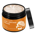 50g Black Castor Oil Curl Styling Cream - Moisturizing Hair Styling Cream Suitable for Normal Hair, Men and Women, with an Easy-To-Use and Portable Plant-Based Formula Qme 60g Bottle