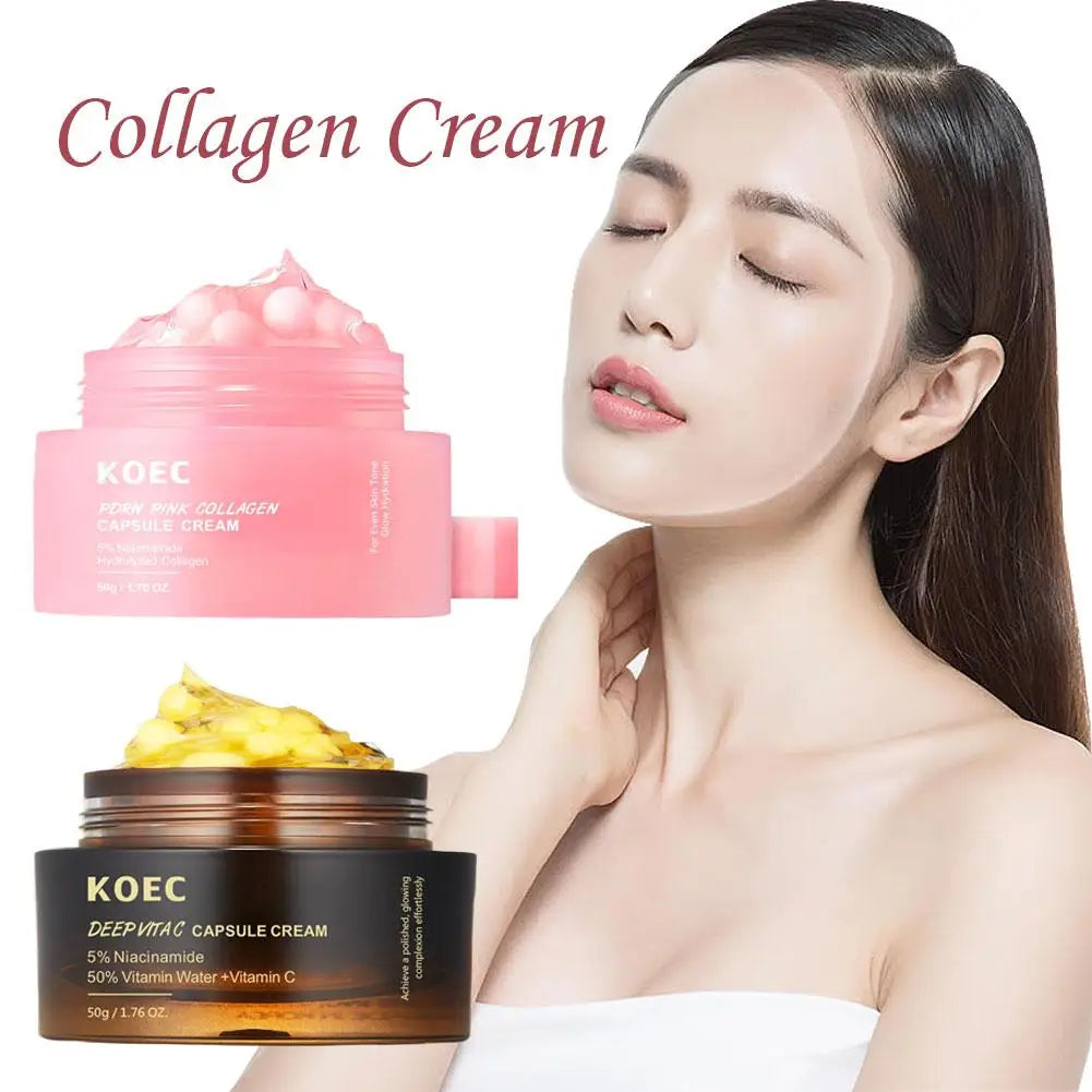Collagen Jelly Cream Niacinamide Hydrolyzed Whitening Brightening Moisturizer Collagen Korean Skincare Products Qme