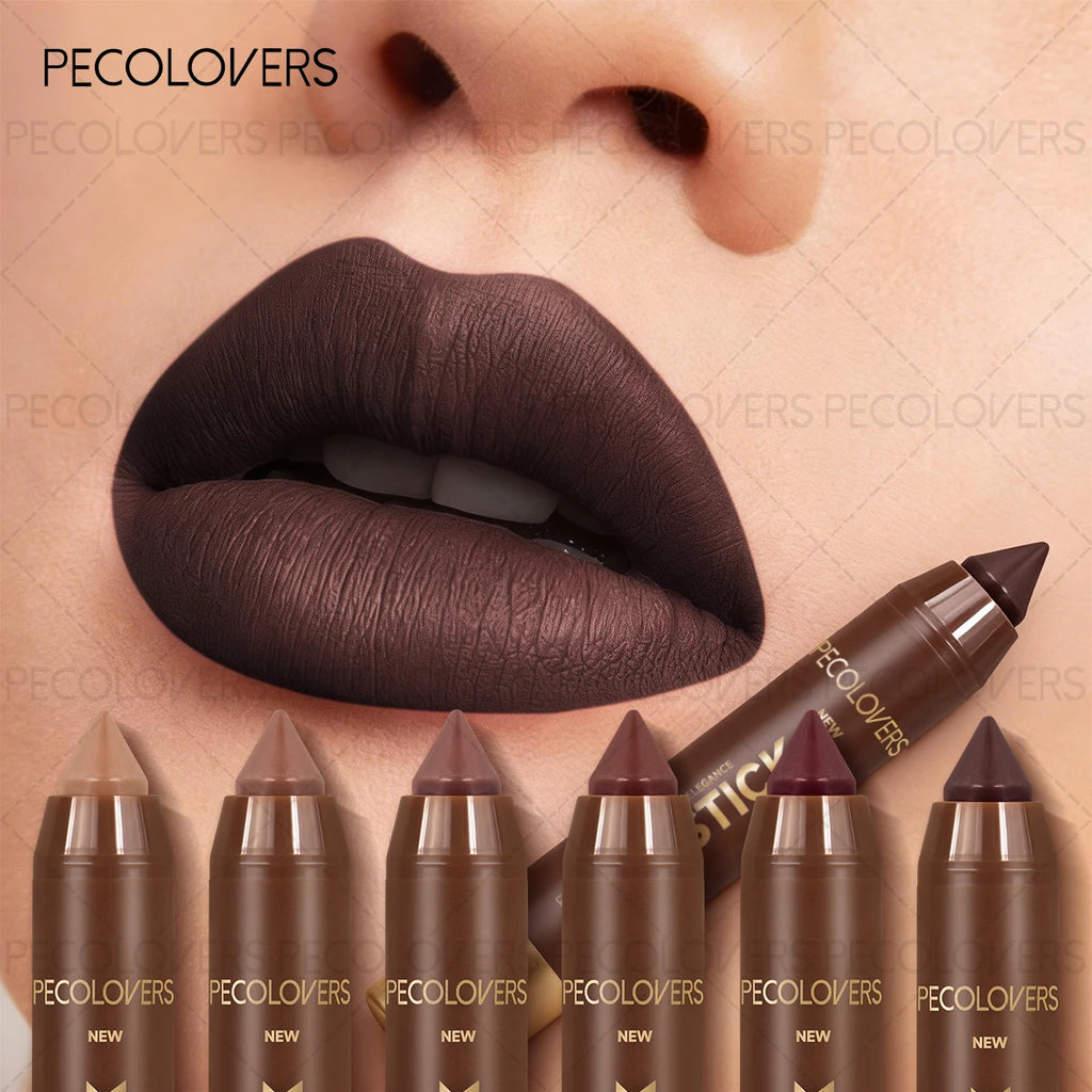 Elegance Matte Lip Liner Lipstick Pen Long-lasting Non-sticky Qme