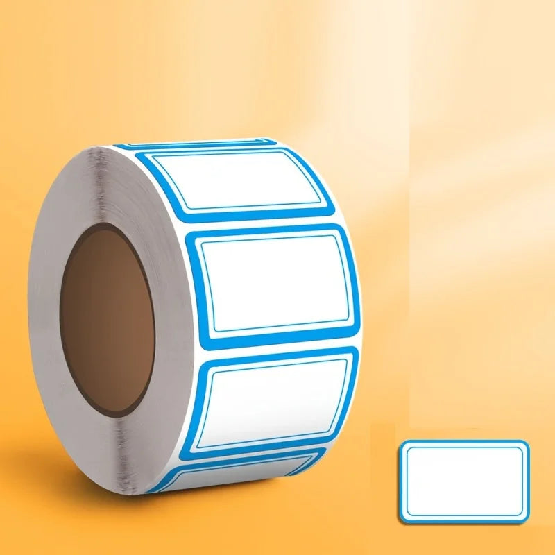 Storage label stickers, suitable for color-coded labels in offices and classrooms, suitable for food containers Qme Blue