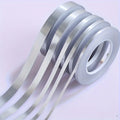 Silver Foil Adhesive Tape for Arts & Crafts, Waterproof and Anti-Mildew Tile Gap Sealing Strip DIY Ceramics Seam Line Ribbon Qme 1 Roll 5MMx50M