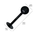 Espresso Scoop with Tamper Espresso Coffee Tamping Measuring Scoop Espresso Coffee Tools for Measuring and Tamping for Home Qme Black
