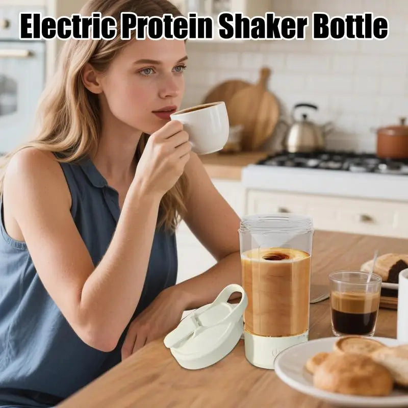 Shaker Cup Leak-proof Portable Blender Single-touch Operating Bottle Qme