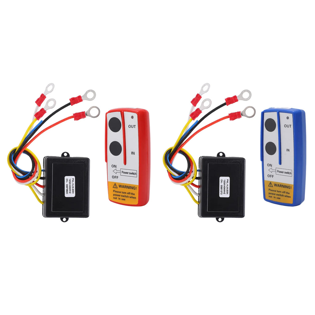 Winch Wireless Remote Control Kit with Receiver 12V 24V for Truck ATV SUV Winch Remote Control Kit Qme