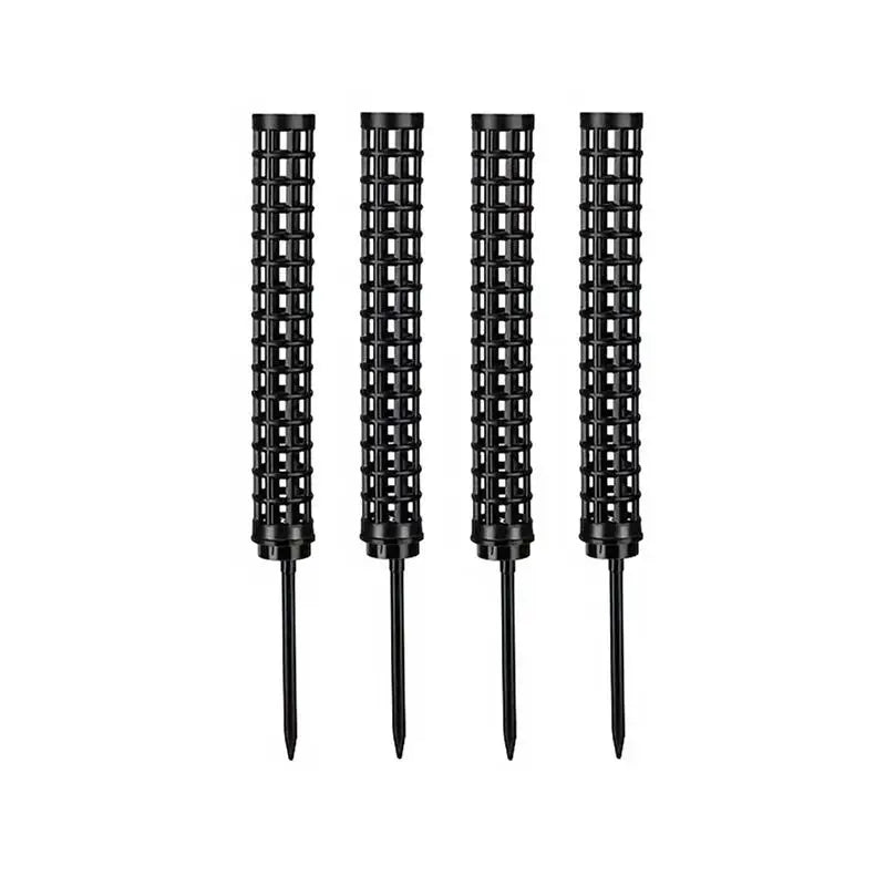2 4 Monstera Plants Water Moss Poles Plastic Plant Stakes Indoor Qme 4pcs Black