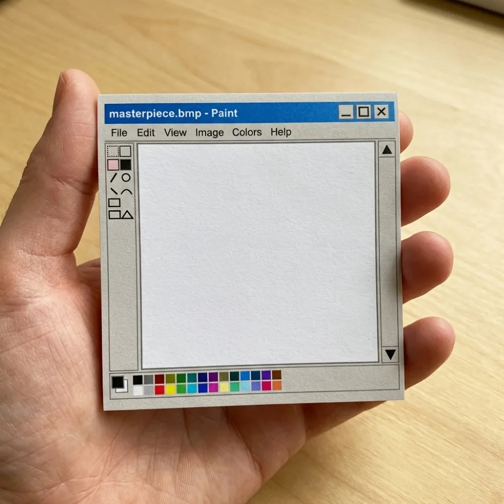 Retro Sticky Notes 200 Sheets 7 62x7 Vintage Memo Pads Office Desk Qme