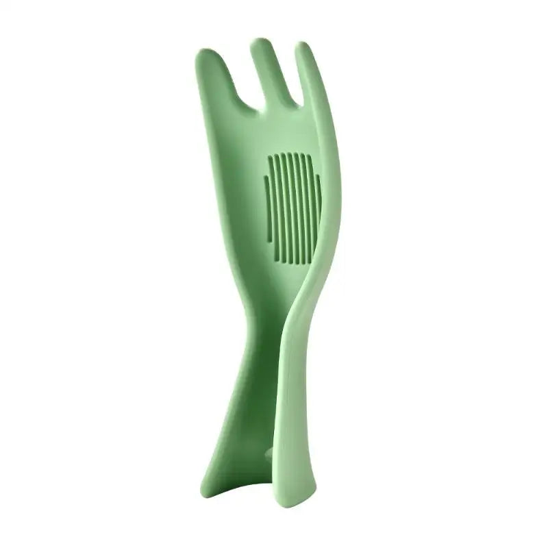 Silicone Rice Sieve Spoon Multifunctional Kitchen Drain Colander Qme Green