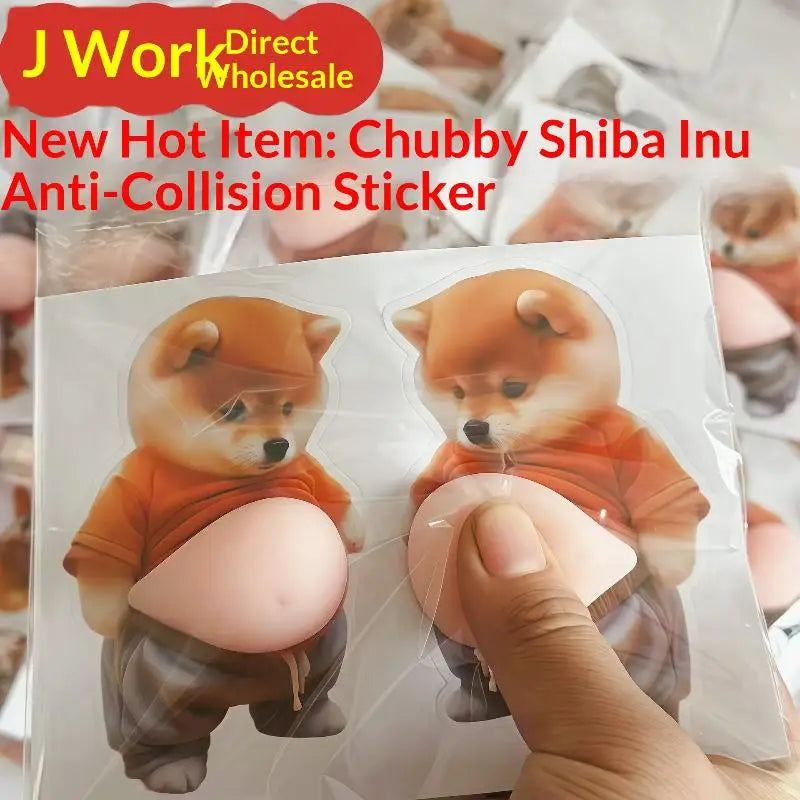 3D Cute Puppy Sticker Squeezeable Phone Case Decoration Children's Birthday Party Favor Festival Supplies Qme A1