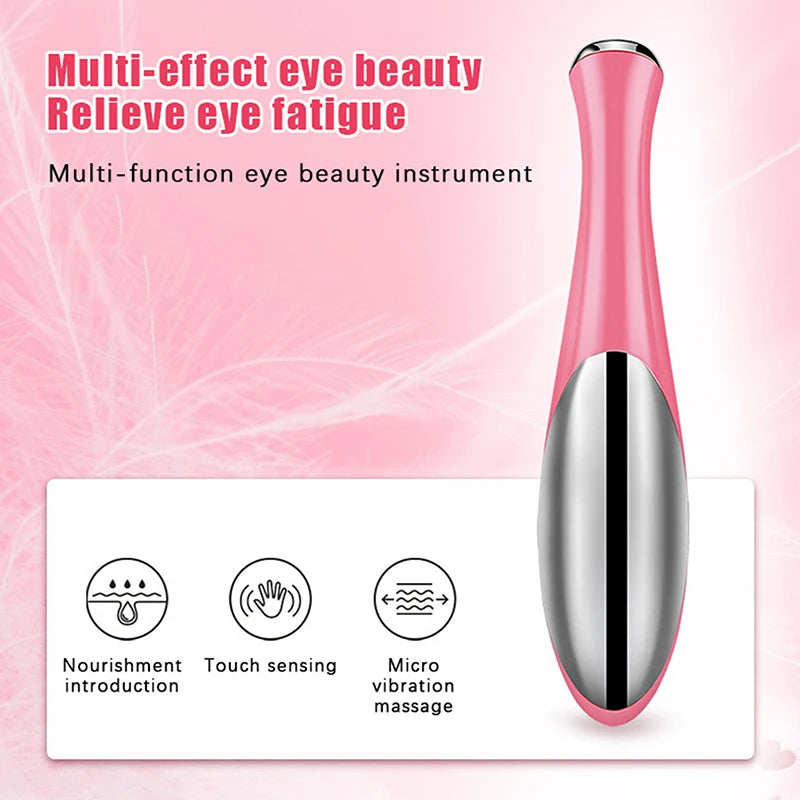 Portable Electric Eye Massage Pen Small Beauty Facial Care Dry Qme
