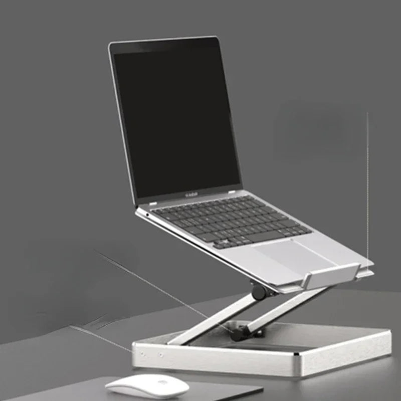 11-17inch Cooling Rack Folding Adjustable Angle Aluminum Alloy Desktop Portable Holder Office Universal Non Slip Laptop Stand Qme