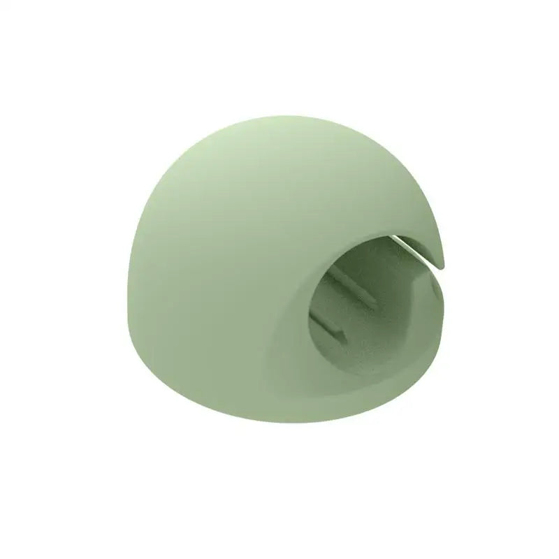 Self-adhesive Silicone Pen Holder Anti-slip Anti-loss Organizer Qme Green Single hole