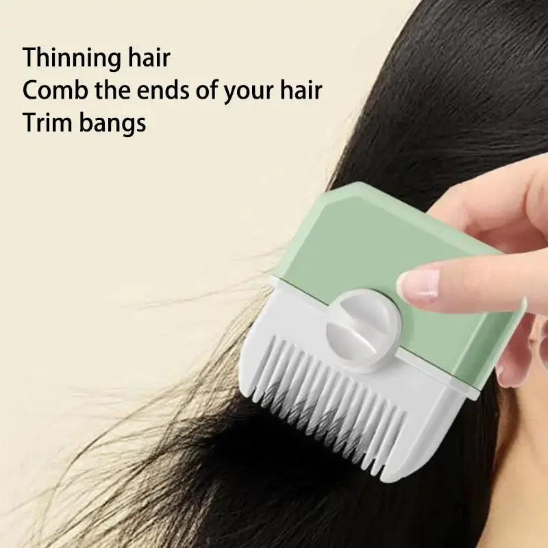 1 Baby Haircut Hairdressing Comb Trim Bangs Broken Hair Trimmer Qme