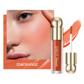 QIBEST Face Liquid Blush Eyeshadow Cheeks Makeup With Cushion Applicator Lightweight Soft Maquiagem Waterproof Smooth CreamBlush Qme Blush 05