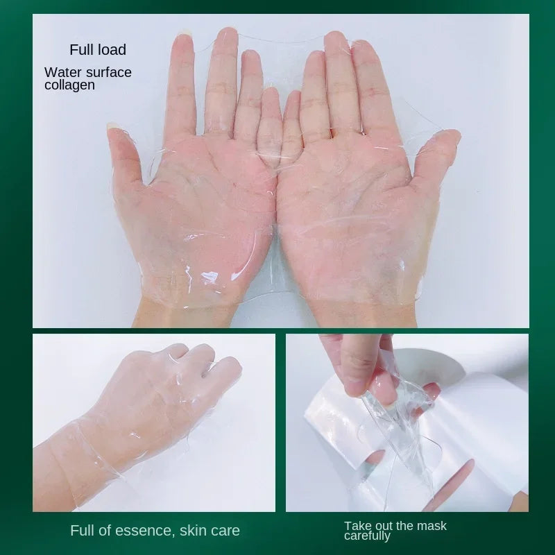 5pcs*30ml Hot Sale Seaweed Collagen Filling Crystal Mask Replenishing Fruit Jelly Skin Transparent Mask Skin Care Masque Qme