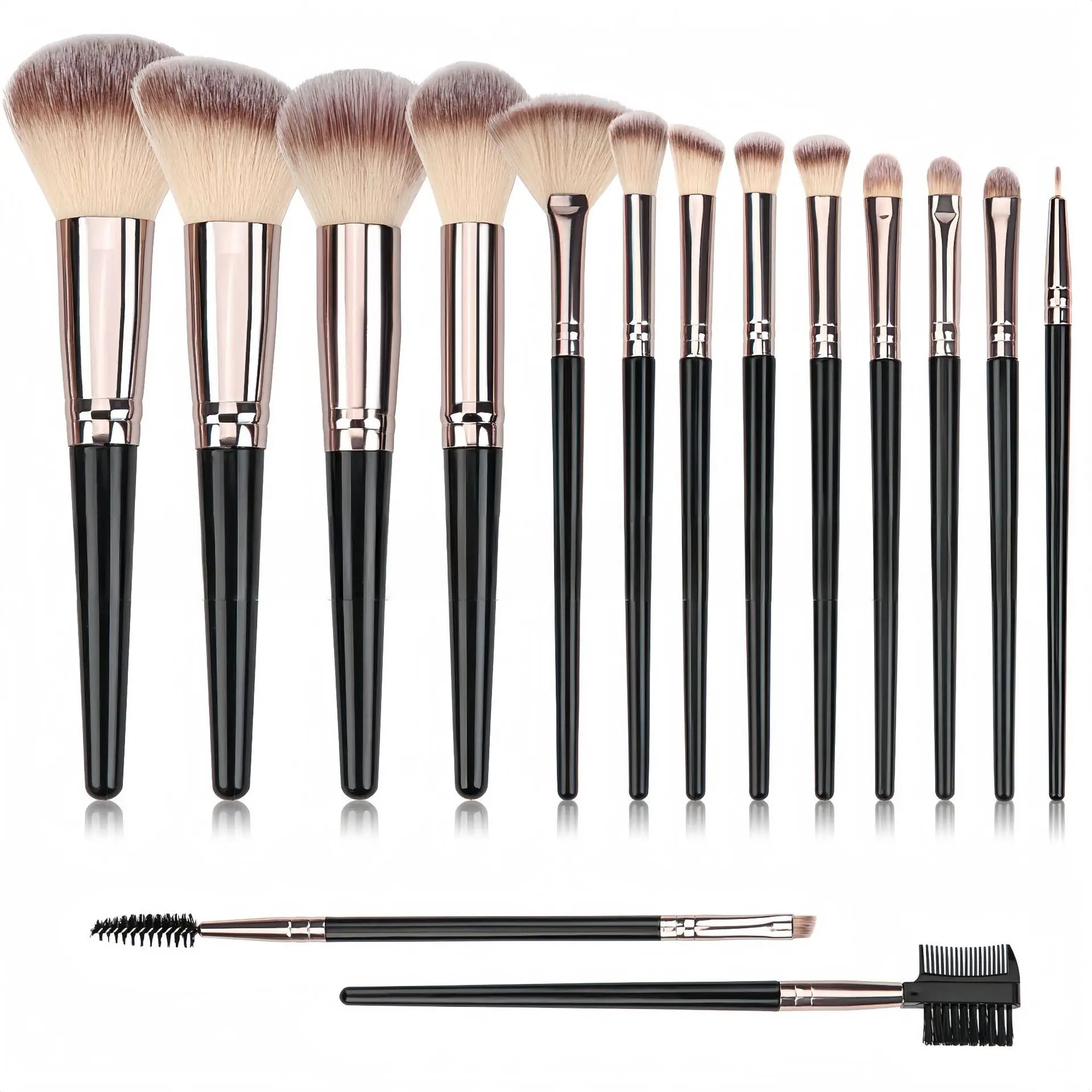 Professional 3- Makeup Brushes Eyeshadow Foundation Concealer Qme 15PCS China Mainland