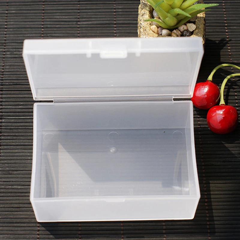 Dust-proof Jewelry Storage Box Transparent Plastic Square Semi Qme Default Title