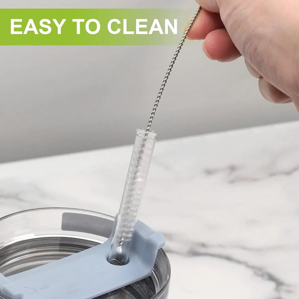 Reusable Straws Plastic Cleaning Brush Compatible Stanley 20& Qme