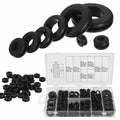 Wire crimping type sleeves, rings, open and closed kits, for sealing electrical conductors of wires, plugs and cables. Qme 180pcs
