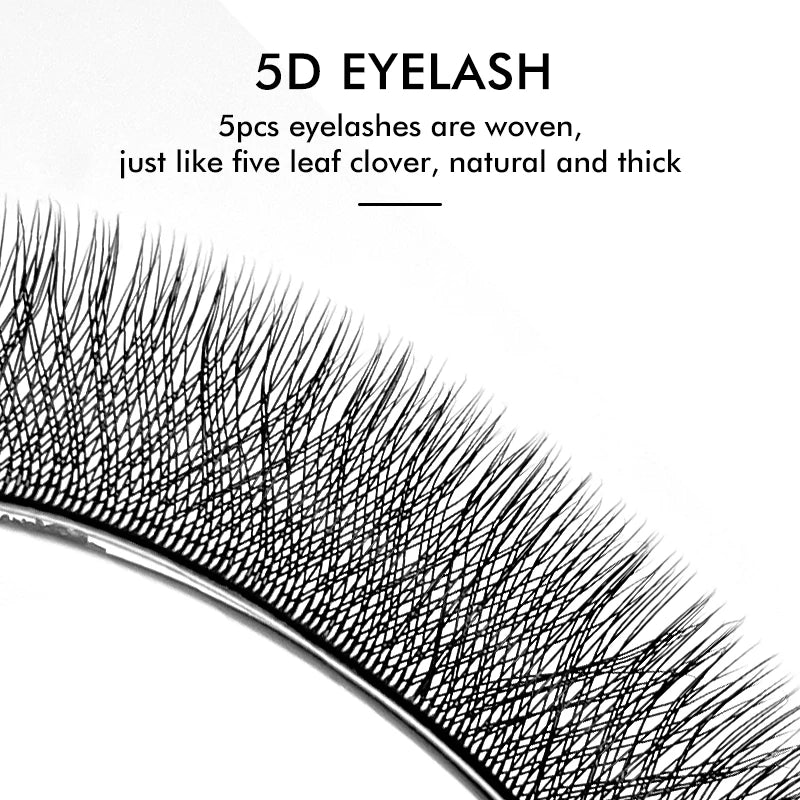 NATUHANA W-shape 5D 4D 3D Colorful Eyelash Extensions Premade Volume Qme