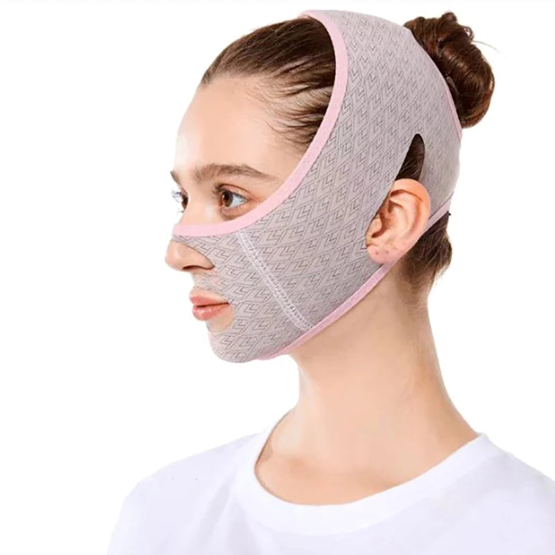 V Face Slimming Belt Facial Cheek Bandage Firm Lifting Band Qme Default Title