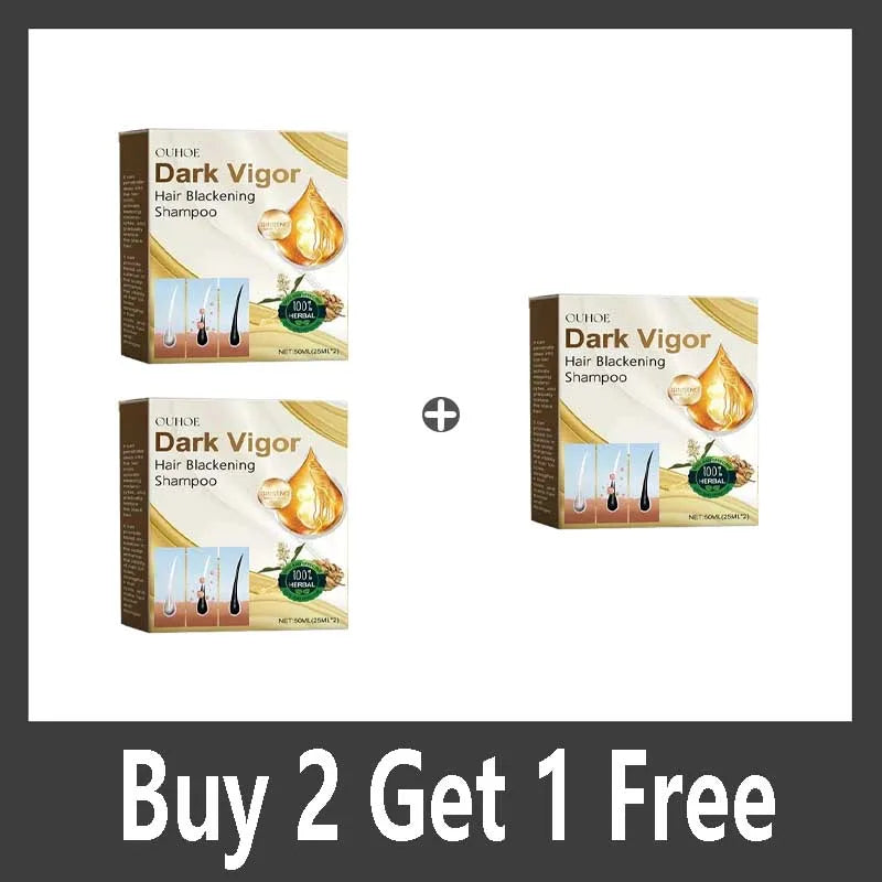 Plant Bubble Hair Dye Shampoo No Irritation Natural Hair Dye Gray White To Black Long Lasting Coloring Fashion Style Hair Care Qme Buy 2 Get 1 Free