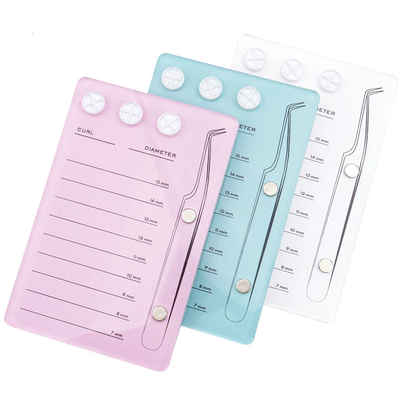 Magnetic Eyelash Suction Plate Holder Glue Pallet Acrylic Board Qme