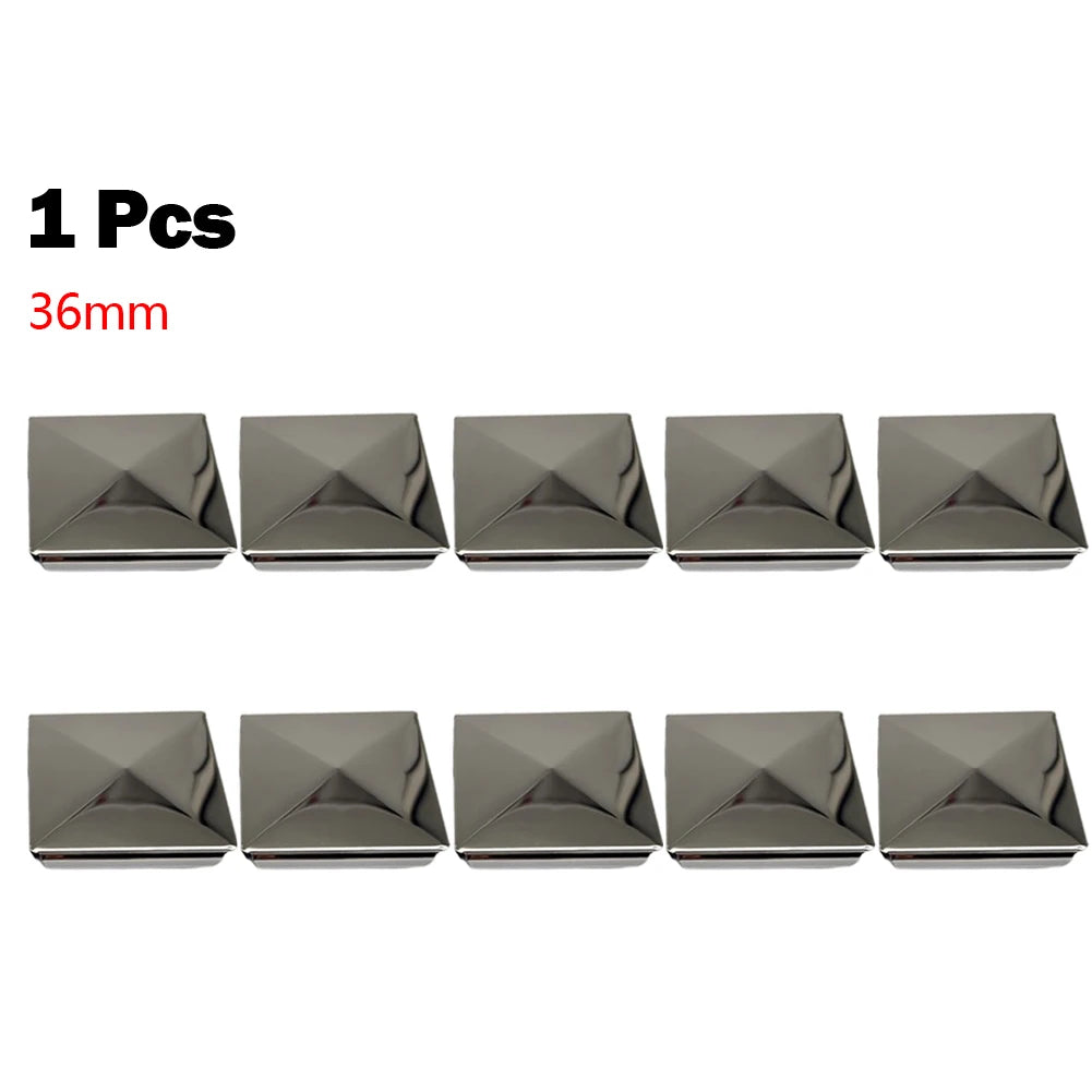 Square Closure Cap Post Cap 1/10pcs 16/20/25/30/36mm Practical Square 40/50/60/80/100mm Garden Fencing Supplies Qme 10pcs 36mm