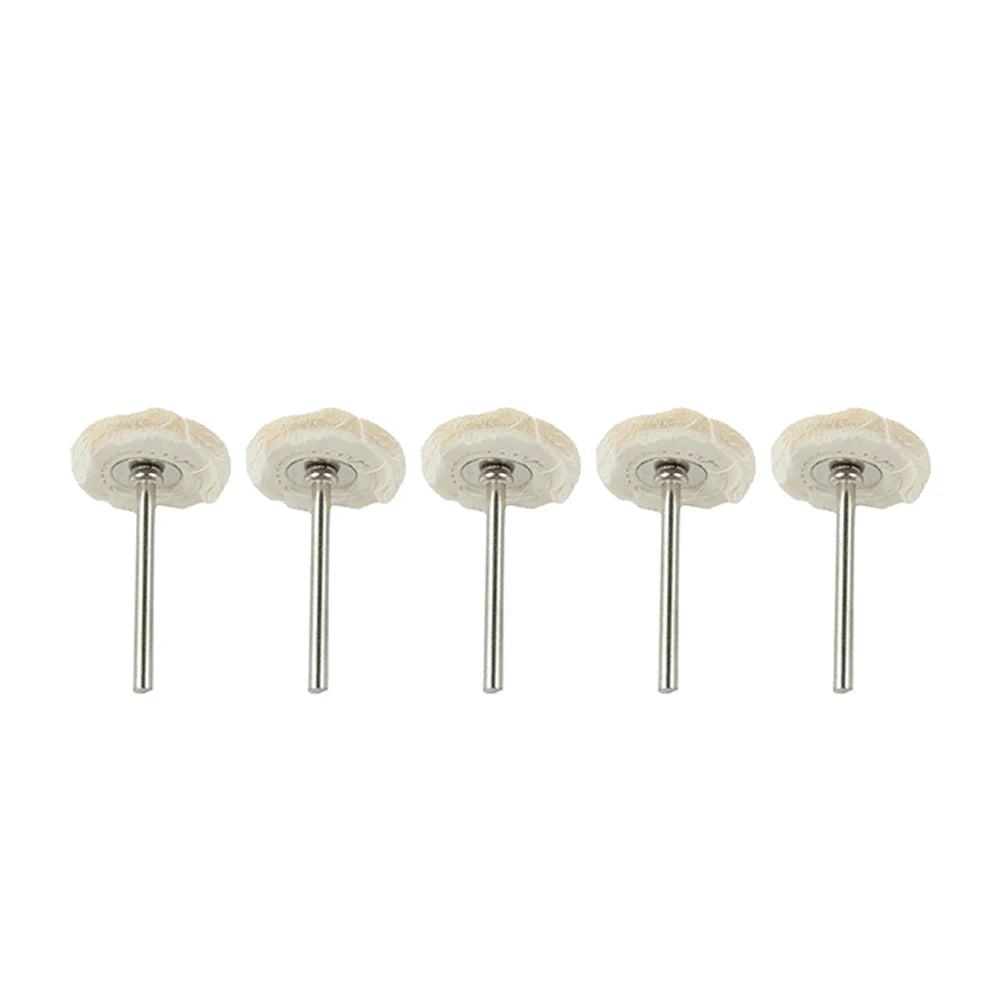 5 X Polishing Cloth Wheel Buffing Pad Polisher Tool Grinding Head For Jewelry Grinding Pad 4mm Thickness Abrasive Tool Qme