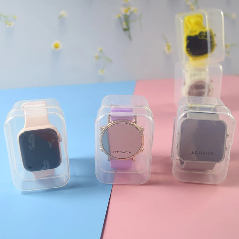 Children's Smart Watch Protective Boxes Organizer Jewelry Display Box Qme