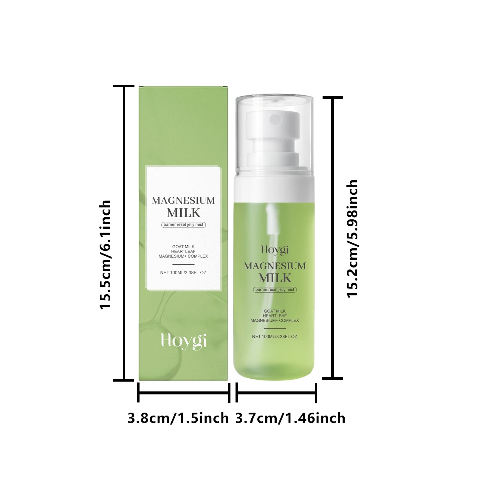 Jelly Toner Spray Refreshing Relieves Redness Repair Soothing Facial Spray for Smooth Glowing Skin Moisturizing Cooling Skincare Qme 100ml Boxed