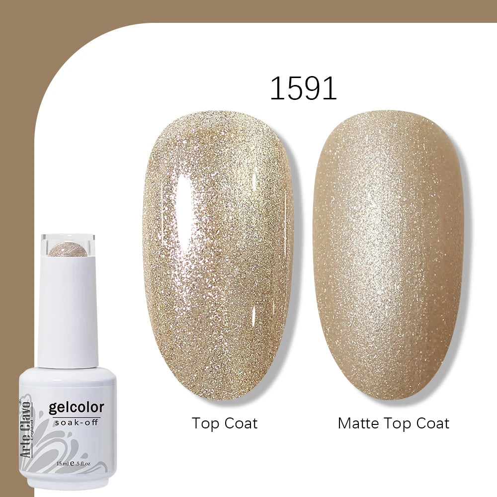 Arte Clavo 131 Colors Gel Polish Nail Varnish Paint Semi Permanent