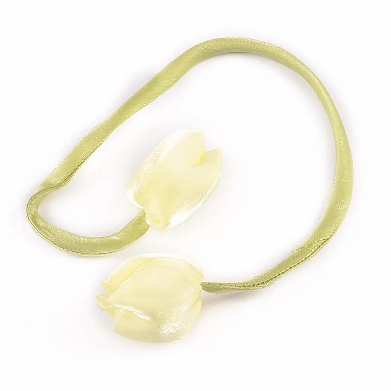3pcs Length 46cm Tulip Hairband Female Pony Edge Clip Line Ribbon Double Ponytail Personalized Decorative Accessories cp3828 Qme 3pcs cp3828-5